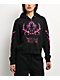 Vitriol Lilith Black Faux Fur Crop Zip Hoodie - Thumbnail image 6 of 8