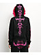 Vitriol Lilith Black Faux Fur Crop Zip Hoodie - Thumbnail image 7 of 8