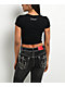 Vitriol Lina Black Crop T-Shirt - Thumbnail image 2 of 3