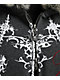 Vitriol Loose Tooth Faux Fur Charcoal Crop Zip Hoodie - Thumbnail image 4 of 7