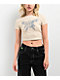 Vitriol Lorena Buckle Back Beige Crop T-Shirt - Thumbnail image 1 of 3