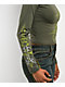 Vitriol Lottie Green Long Sleeve Crop T-Shirt - Thumbnail image 4 of 4