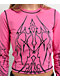 Vitriol Lottie Pink Long Sleeve Crop T-Shirt - Thumbnail image 3 of 6