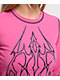 Vitriol Lottie Pink Long Sleeve Crop T-Shirt - Thumbnail image 5 of 6