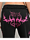 Vitriol Lucy Black Wide Leg Sweatpants - Thumbnail image 3 of 6
