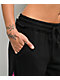 Vitriol Lucy Black Wide Leg Sweatpants - Thumbnail image 4 of 6