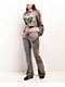 Vitriol Mitzi Grey Crop Hoodie - Thumbnail image 4 of 4
