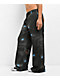Vitriol Myla Black Smoke Rhinestone Grey Sweatpants - Thumbnail image 5 of 6