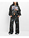 Vitriol Myla Black Smoke Rhinestone Grey Sweatpants - Thumbnail image 6 of 6