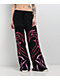 Vitriol Myla Black Wide Leg Sweatpants - Thumbnail image 1 of 6