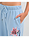 Vitriol Myla Blue Wash Wide Leg Sweatpants - Thumbnail image 4 of 9