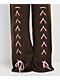 Vitriol Myla Lace Up Pink Icing Wide Leg Sweatpants - Thumbnail image 4 of 8