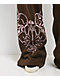 Vitriol Myla Lace Up Pink Icing Wide Leg Sweatpants - Thumbnail image 6 of 8