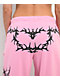 Vitriol Myla Pink Wide Leg Sweatpants - Thumbnail image 4 of 9