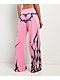 Vitriol Myla Pink Wide Leg Sweatpants - Thumbnail image 2 of 9