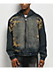 Vitriol Oblivion Blue Wash Hooded Denim Boxy Jacket - Thumbnail image 1 of 7