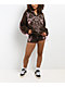 Vitriol Raya Brown Micro Shorts - Thumbnail image 6 of 7