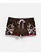 Vitriol Raya Brown Micro Shorts - Thumbnail image 7 of 7