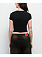 Vitriol Reina Black Crop T-Shirt - Thumbnail image 2 of 5