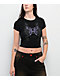 Vitriol Reina Black Crop T-Shirt - Thumbnail image 1 of 5