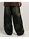 Vitriol Respawn Embroidered Blue Wash Ultra Wide Jeans - Thumbnail image 2 of 9