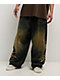 Vitriol Respawn Embroidered Blue Wash Ultra Wide Jeans - Thumbnail image 1 of 9