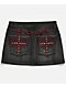 Vitriol Rose Abyss Black Wash Mini Skirt - Thumbnail image 5 of 6