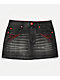 Vitriol Rose Abyss Black Wash Mini Skirt - Thumbnail image 6 of 6