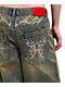 Vitriol Rowenna Butterfly Blue Wash Denim Shorts - Thumbnail image 4 of 6