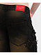 Vitriol Rowenna Gothic Black Wash Denim Shorts - Thumbnail image 4 of 6