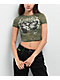 Vitriol Sabrina Green Crop T-Shirt - Thumbnail image 1 of 4