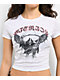Vitriol Sabrina White Burnout Crop T-Shirt - Thumbnail image 3 of 3