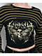 Vitriol Scarlet Black Shrug Crop Tank Top Set - Thumbnail image 3 of 4