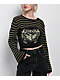 Vitriol Scarlet Black Shrug Crop Tank Top Set - Thumbnail image 1 of 4