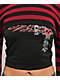 Vitriol Scarlet Stripe Black & Red Shrug Crop Tank Top Set - Thumbnail image 3 of 4