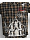 Vitriol Scorned Long Sleeve Black & Brown Flannel Crop Zip Shirt - Thumbnail image 3 of 7