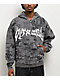 Vitriol Scrolls Grey Wash Crop Zip Hoodie - Thumbnail image 3 of 6
