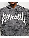 Vitriol Scrolls Grey Wash Crop Zip Hoodie - Thumbnail image 4 of 6