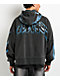 Vitriol Shadowlands Black Wash Crop Zip Hoodie - Thumbnail image 2 of 10