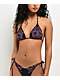Vitriol Shae Black Triangle Bikini Top - Thumbnail image 1 of 5