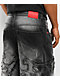 Vitriol Siphon Black Wash Ultra Loose Shorts - Thumbnail image 3 of 5