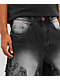 Vitriol Siphon Black Wash Ultra Loose Shorts - Thumbnail image 5 of 5