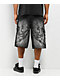 Vitriol Siphon Black Wash Ultra Loose Shorts - Thumbnail image 2 of 5
