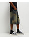 Vitriol Siphon Blue Wash Ultra Wide Denim Shorts - Thumbnail image 6 of 8