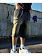 Vitriol Siphon Blue Wash Ultra Wide Denim Shorts - Thumbnail image 3 of 8