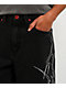 Vitriol Siphon Cyber Black Wash Ultra Wide Shorts - Thumbnail image 3 of 5