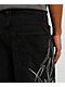 Vitriol Siphon Cyber Black Wash Ultra Wide Shorts - Thumbnail image 4 of 5