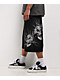 Vitriol Siphon Descend Black Ultra Loose Denim Shorts - Thumbnail image 6 of 8