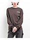 Vitriol Skull Cherub Brown Long Sleeve T-Shirt - Thumbnail image 2 of 3