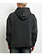 Vitriol Slow Burn Charcoal Wash Distressed Crop Hoodie - Thumbnail image 2 of 4